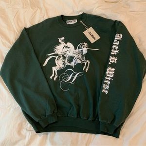 HRMTG x Jack B Wiese knight crewneck sweatshirt XXL